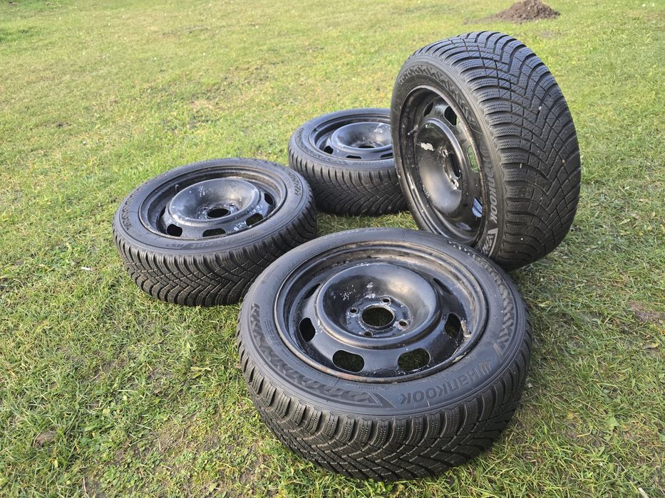 Opony zimowe Hankook + felgi stalowe 15