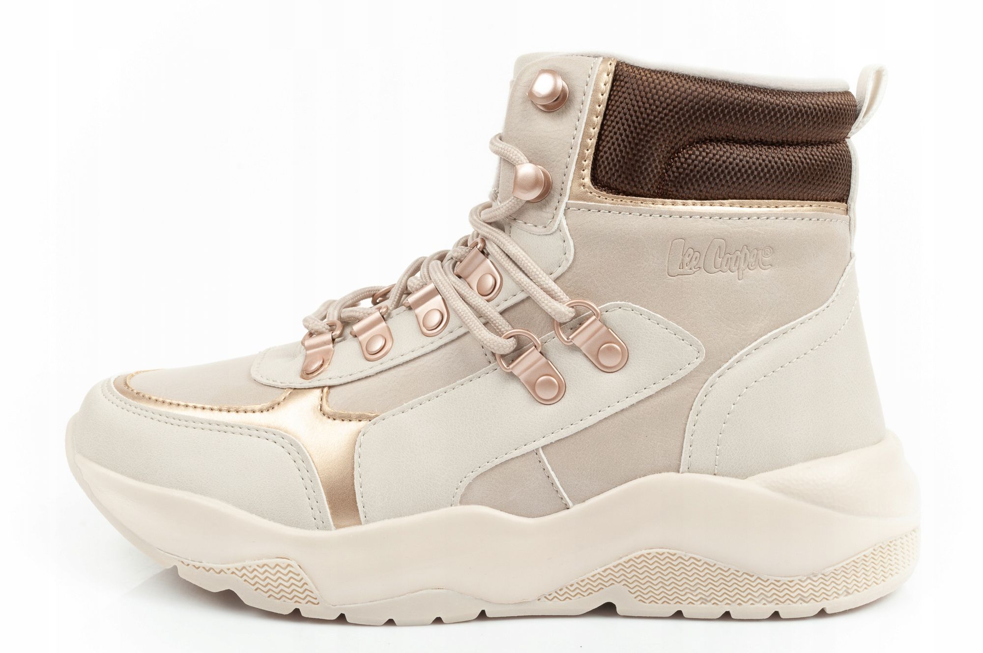 Buty zimowe LEE COOPER damskie trapery śniegowce ocieplane polar r.41