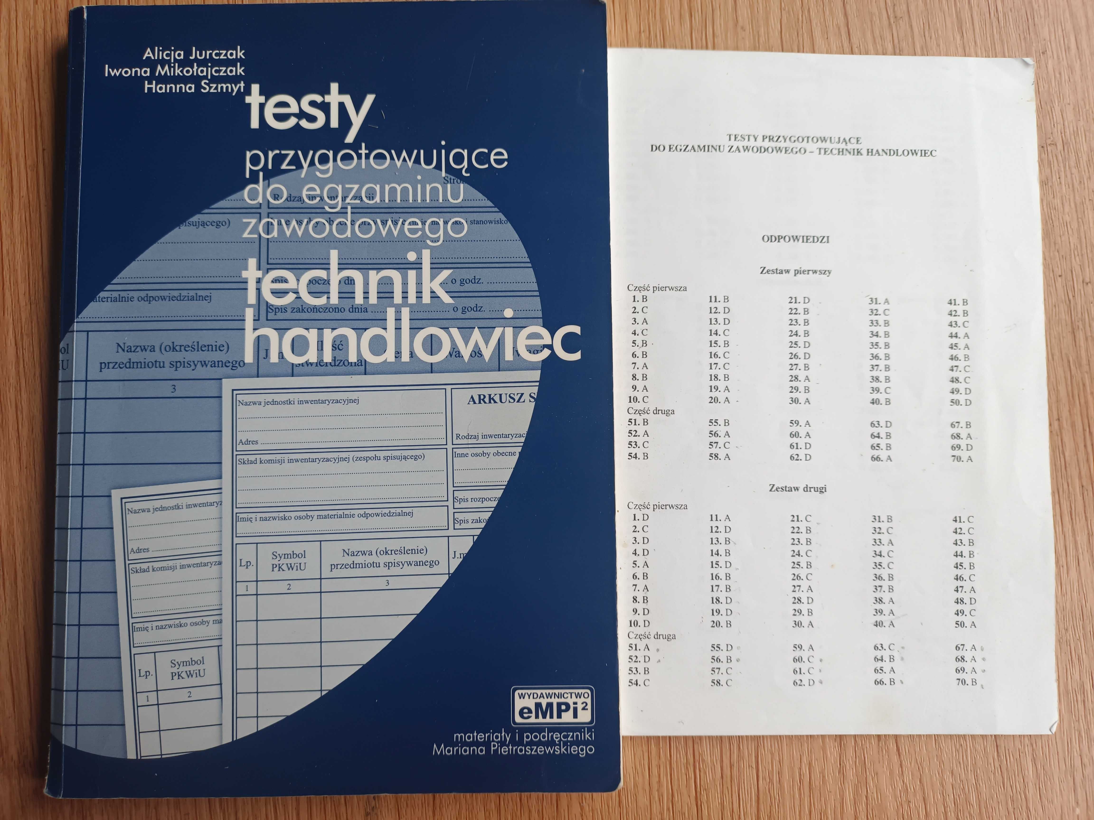 Testy przygotowujące do egzaminu zawodowego technik handlowiec