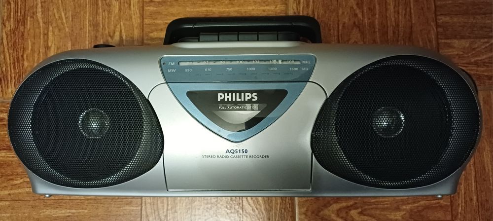 Philips - Rádio com gravador de cassetes