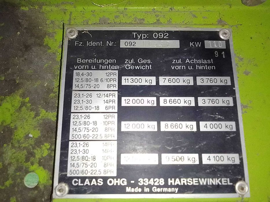 Claas Dominator 88 s