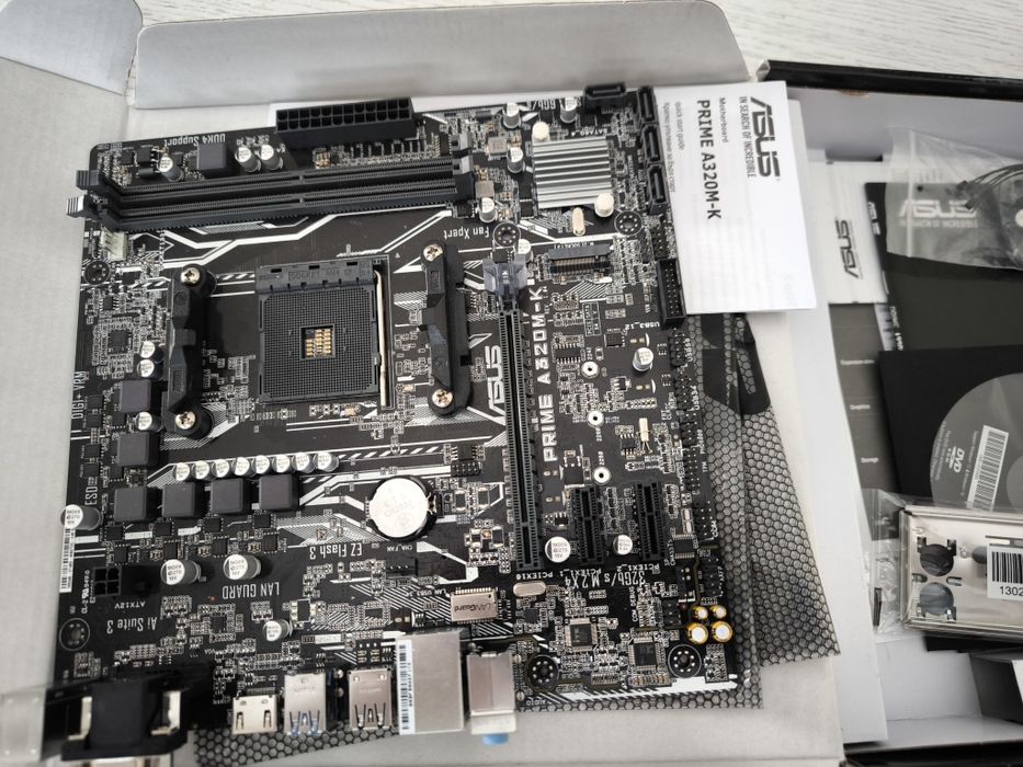 Материнська плата Asus prime a320m-k