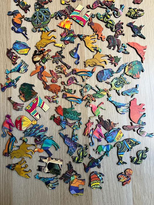 Деревянные зверушки