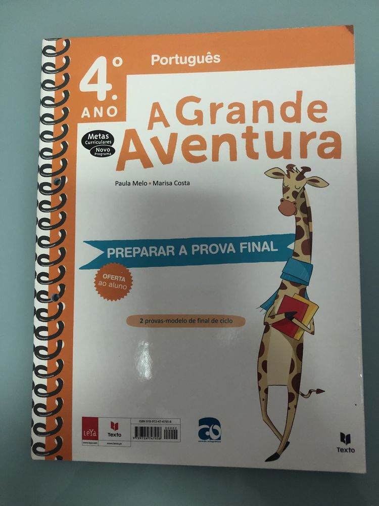 Livro de Fichas GRANDE AVENTURA - 4. Ano