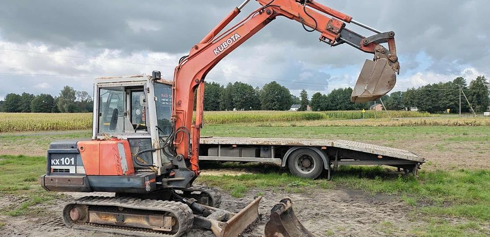 Koparka gąsienicowa 3 t . Kubota kx 101 minikoparka