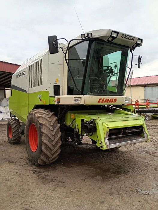 Claas MEGA 360  Claas Mega 360 APS Heder C510 + stół do rzepaku