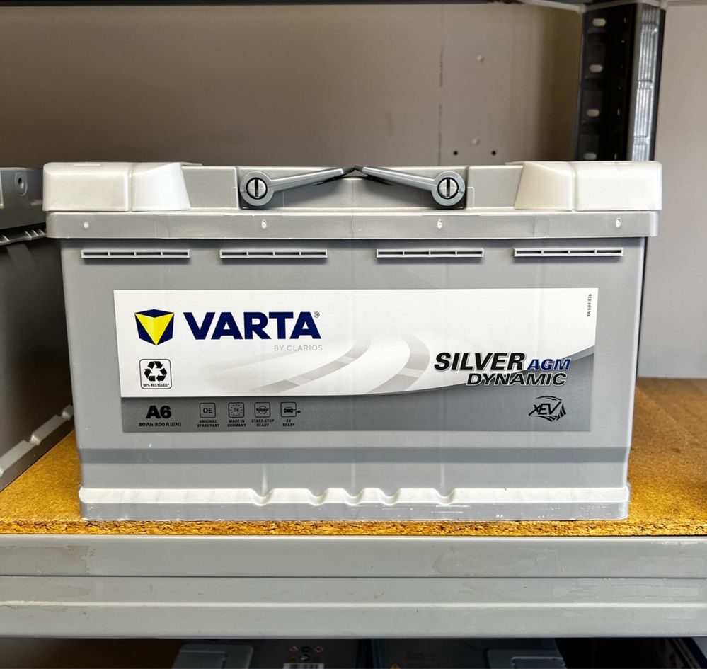 Akumulator Varta A6 80Ah 800A AGM Start&stop