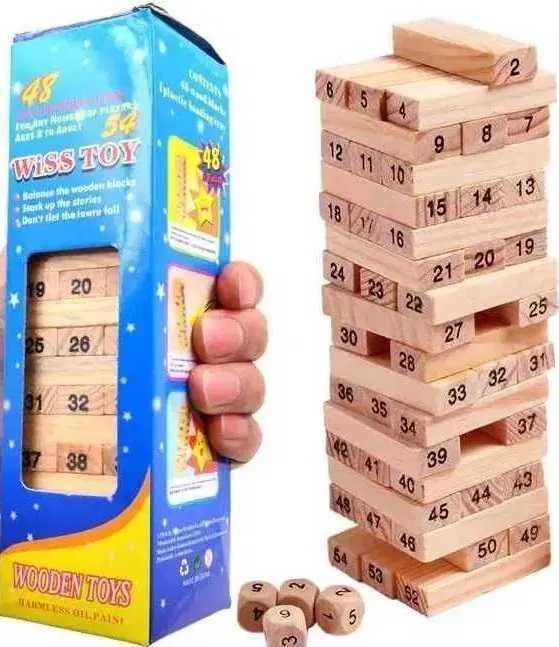 Klocki drewniane 54 Jenga