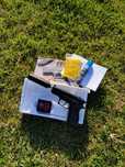 Arma / Pistola airsoft com silenciador + 1100 bbs munições + gas (NOVA