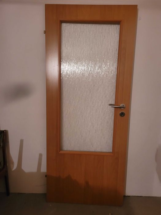 Komplet 5 skrzydeł drzwi wewnętrznych 80 z klamkami i ościeżnicami