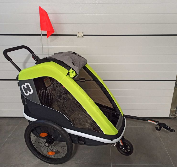 Nowa przyczepka rowerowa wózek Hamax Avenida One jednoosobowa for1