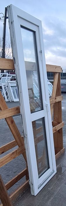 OKNA KacprzaK Okno Balkonowe 65X210 Używane PCV Lider Okna OLX