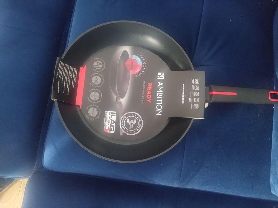 Patelnia z rączką Ambition 28 cm nowa