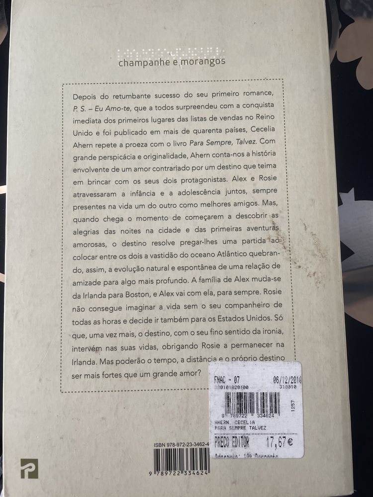 Livro Para Sempre Talvez