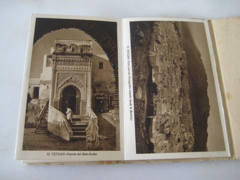 10 Postais déc1960 preto e branco Tetuan, Marrocos