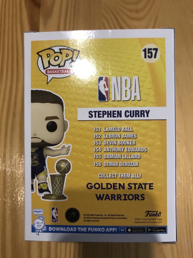 Funko POP! NBA Stephen Curry #157