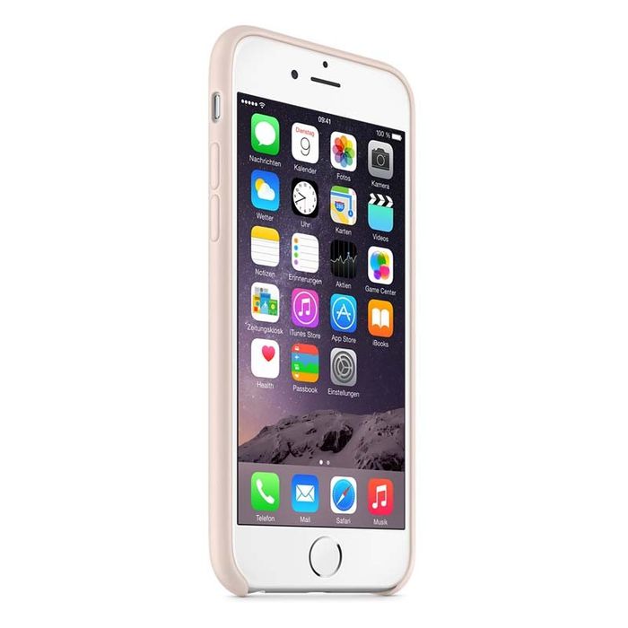 Leather Case iPhone 6 Plus Soft Pink