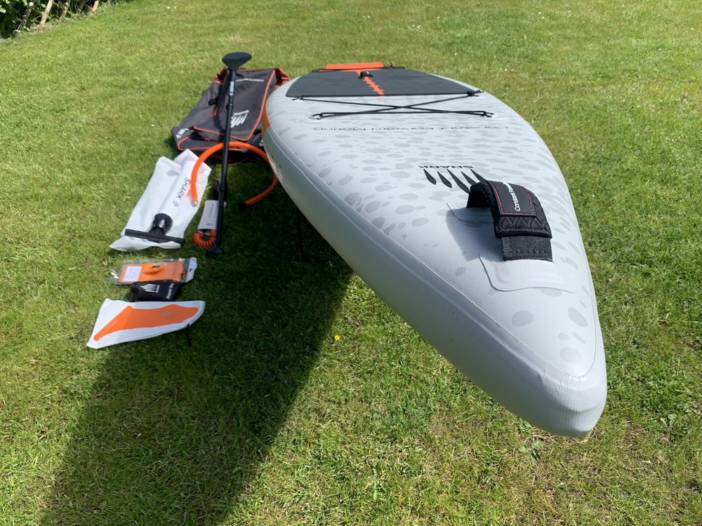 NOWA 2024r deska SUP 12,6 TOURING wiosło carbon 25PSI SHARK