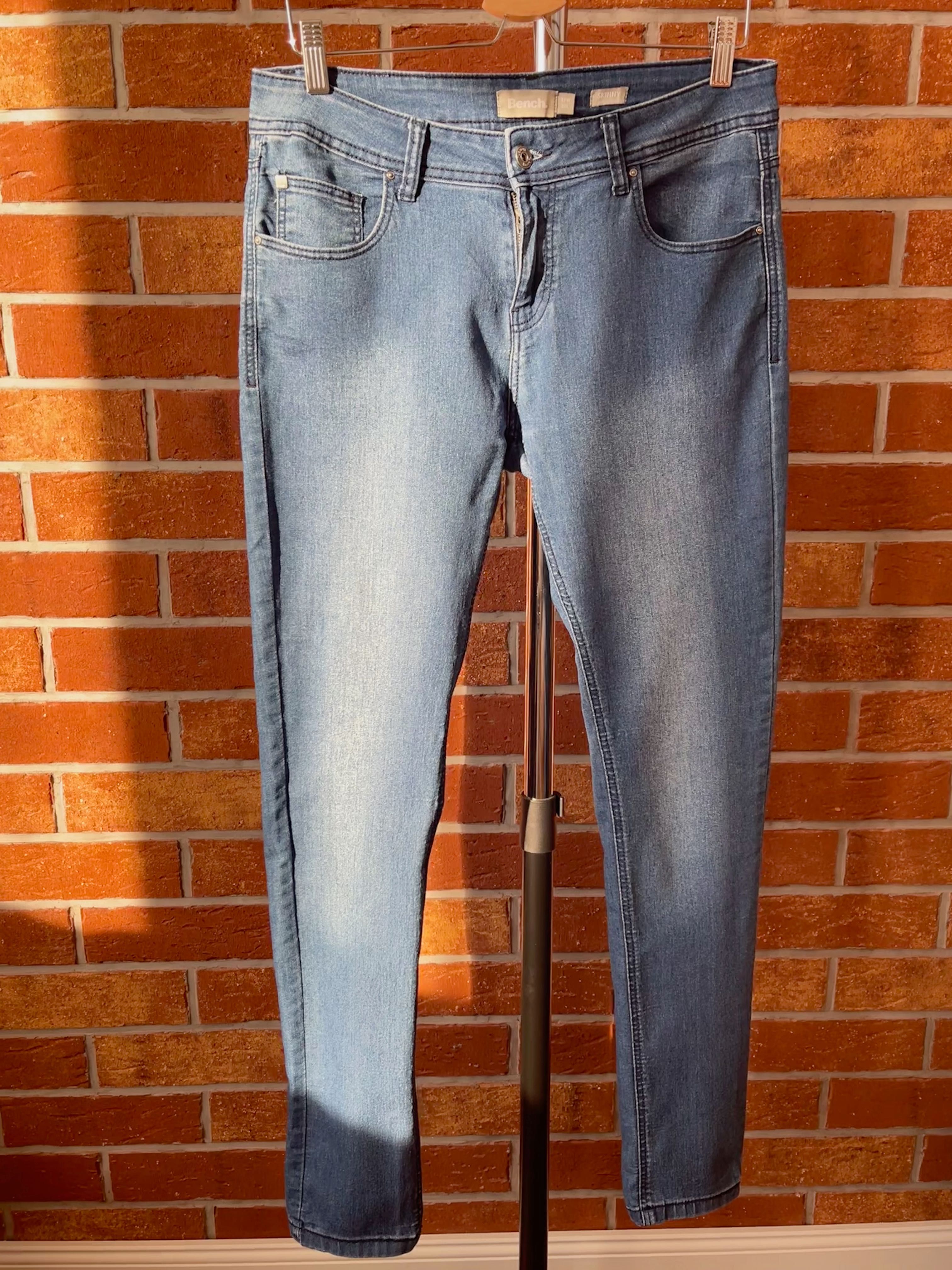 Spodnie damskie jeans Bench, W31L32, ciemny niebieski