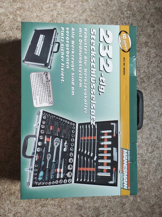 Набір авто інструментів / набор ключей Bruder Mannesmann 232 шт.