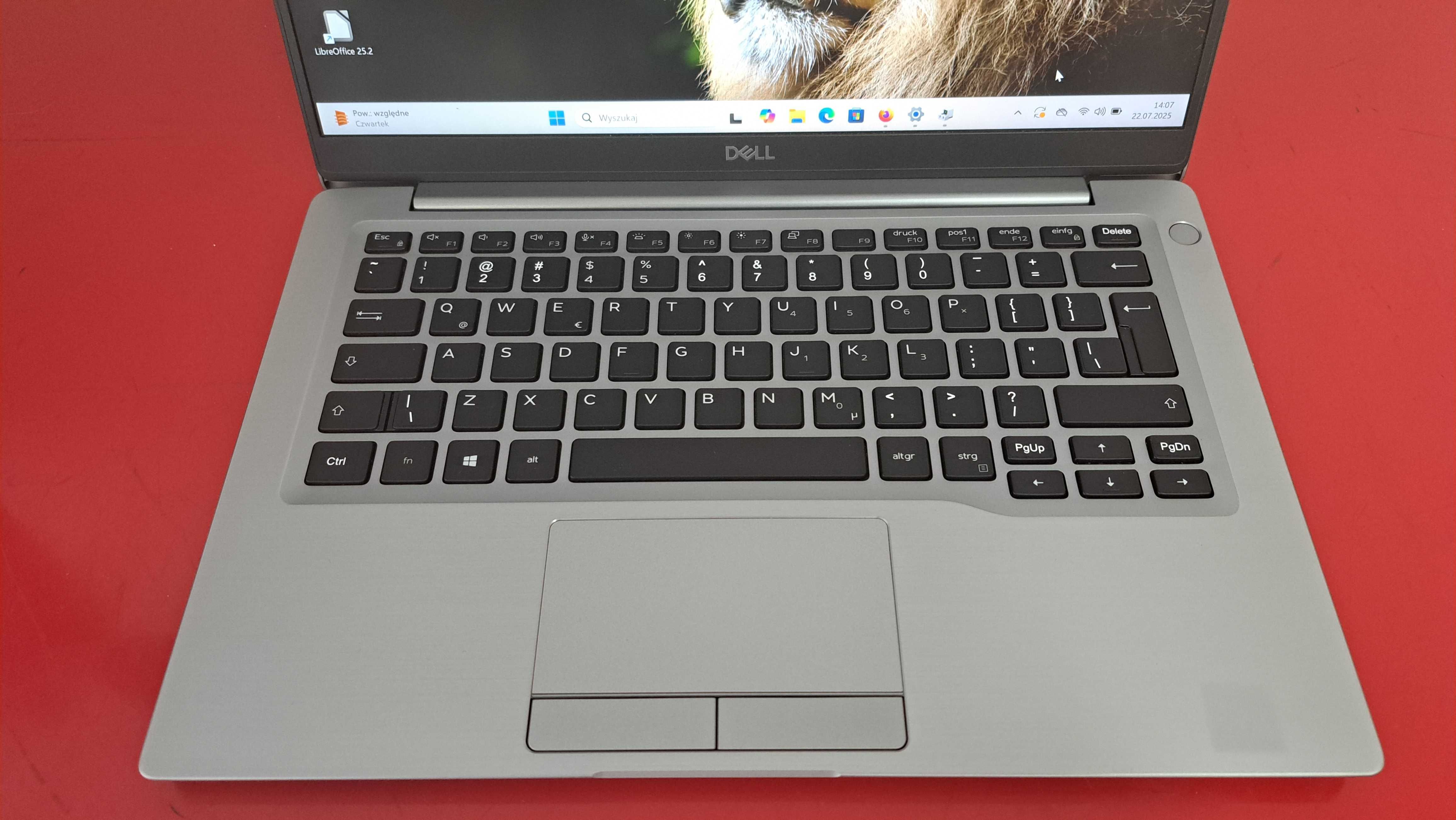 Elegancki Dell Latitude 7400 14" i5-8gen 16GB 256SSD IPS FHD Klasa A