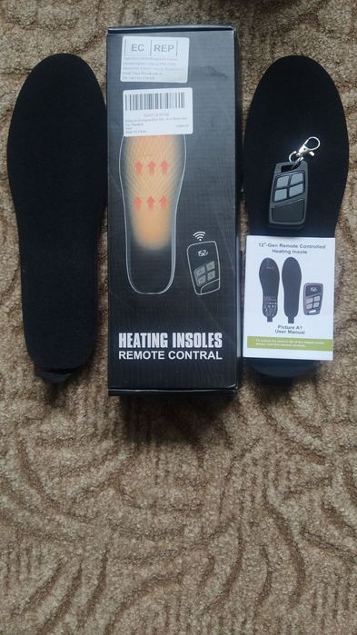 Набір беспроводні стельки з підігрівом на пультові