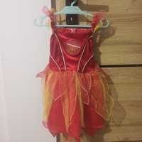 Strój sukienka na bal karnawałowy dla dziecka diablica diabeł
