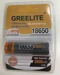 Аккумулятор 18650 Литиевый Мощный Greelite 5800 мАч 3,7 -4.2 В Li-Ion