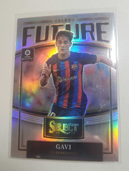 2022-23 Panini Select La Liga Select Future Gavi #9 Silver Prizm