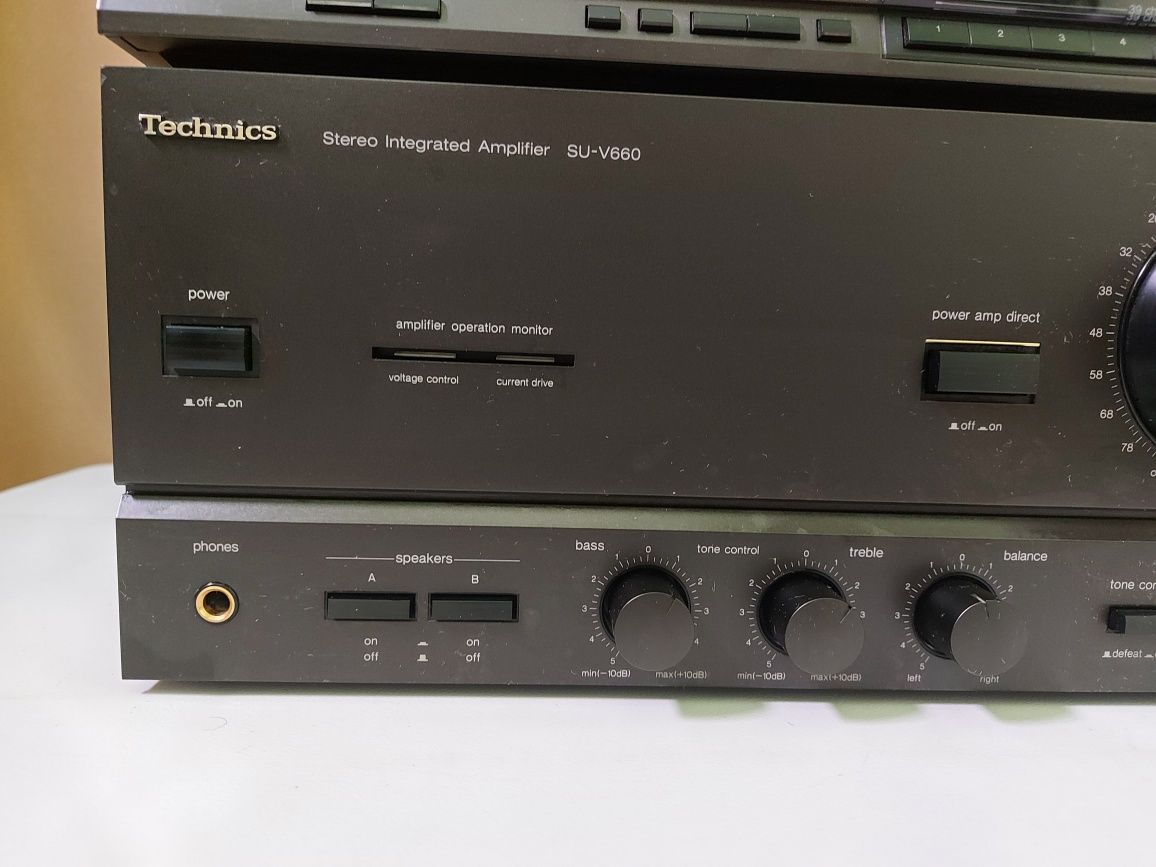 wzmacniacz Technics SU-V660 + tuner Technics ST-G460