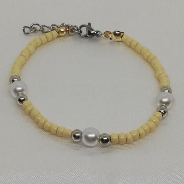Pulseira Miss Pérola Prata - Ref.:pcfmpp27