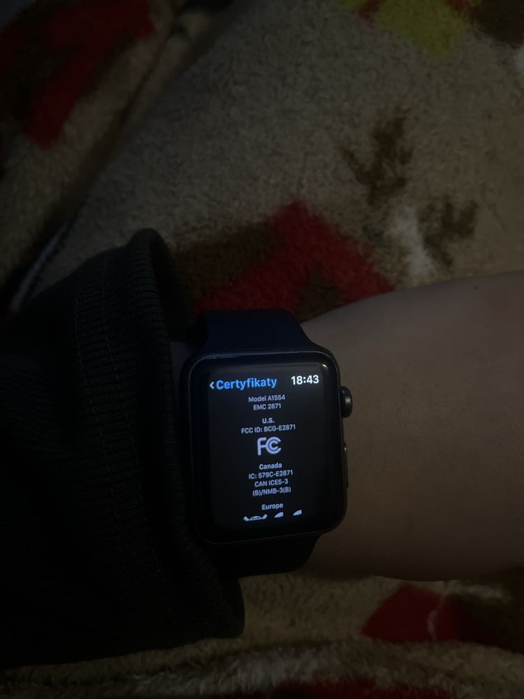 apple watch sport (series 7000)+ 3paski