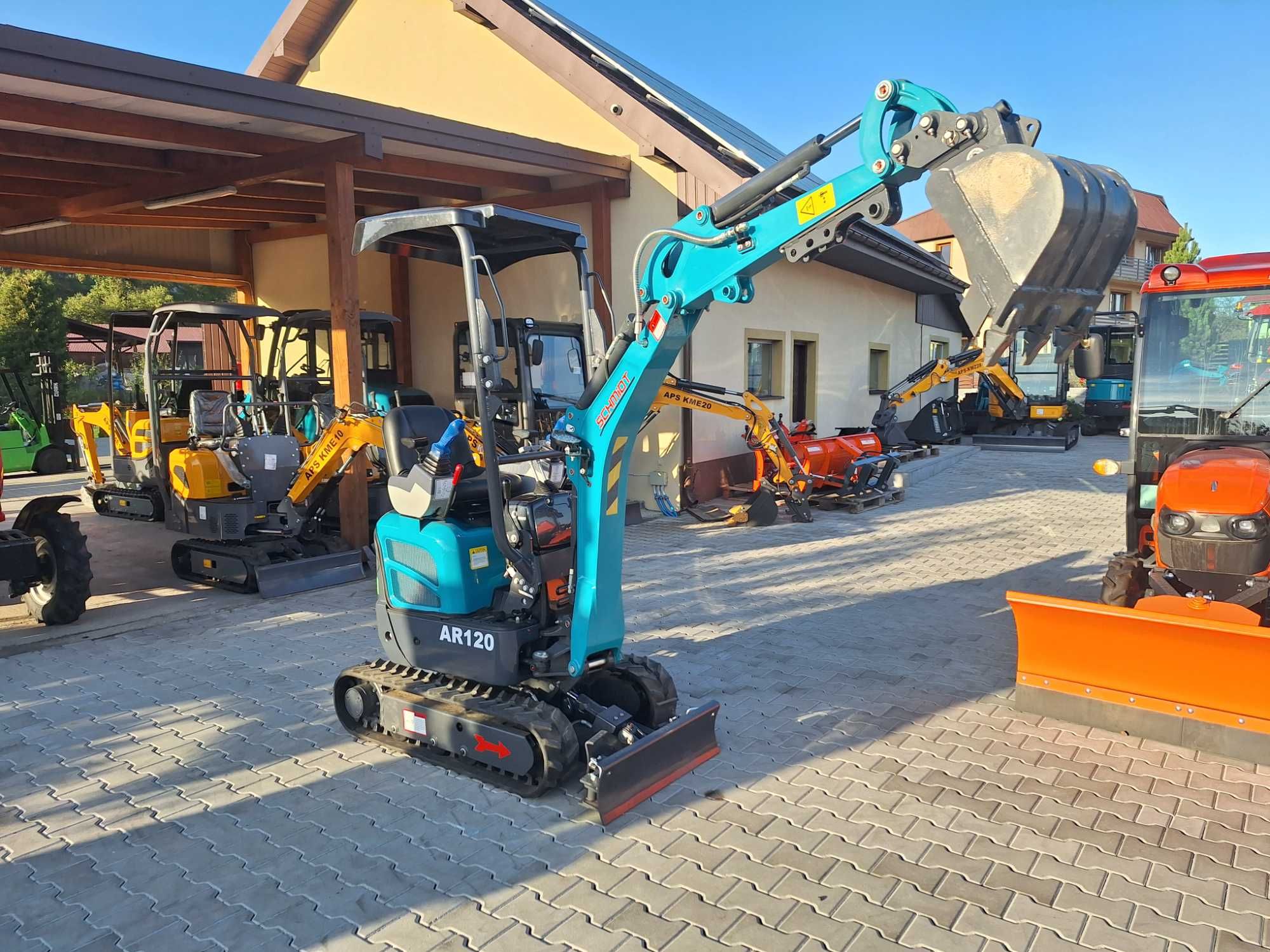 Minikoparka SCHMIDT AR120 NOWA silnik KUBOTA 2024 koparka 1,2 tony