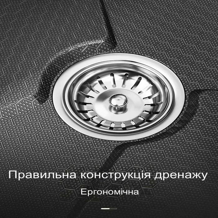 Кухонна раковина, мийка водоспад Willda чорна розмір 75х46х22