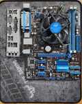 Комплект мат.плата ASUS P8H61-M LX 2.0 DDR3 + INTEL XEON E3-1240 V2