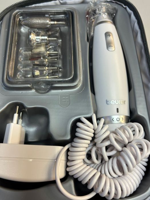 Nowa elektryczna frezarka do paznokci z 10 wysokiej jakości nasadkami