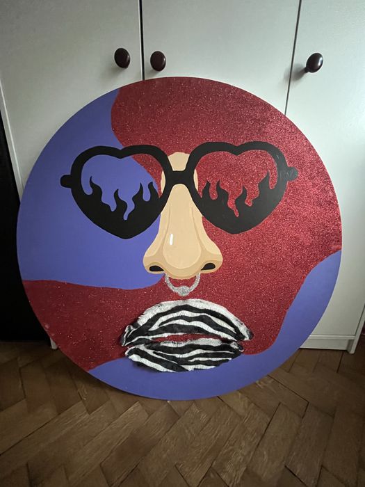 Nowoczesny okrągły obraz