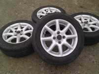 14” - ALU felgi FONDMETAL - 4x100 r14 cali - Aluminiowe : Toyota Aygo Yaris Corolla Kia Picanto Suzuki Swift Hyundai i20 , i10 , Honda Civic  - stan: BDB + GWARANCJA !! + możliwy  MONTAŻ !!