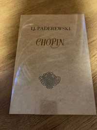 książka Chopin -I.J. Paderewskiego
