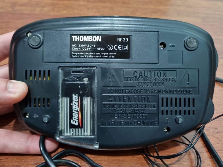 Rádio Despertador Thomson RR39 impecável e 100% funcional