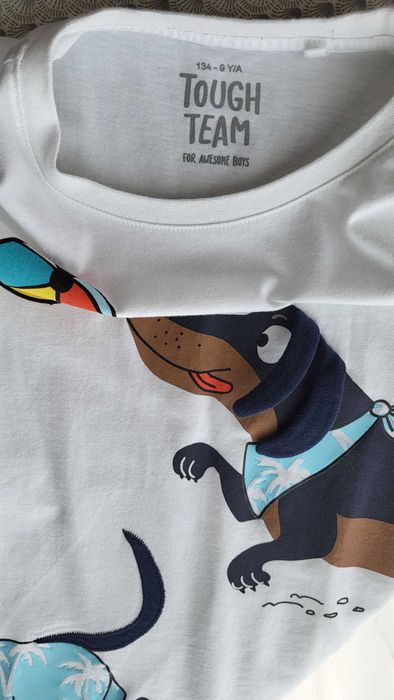 T-shirt dla chłopca, bawełniany, rozmiar 134 - 9 lat