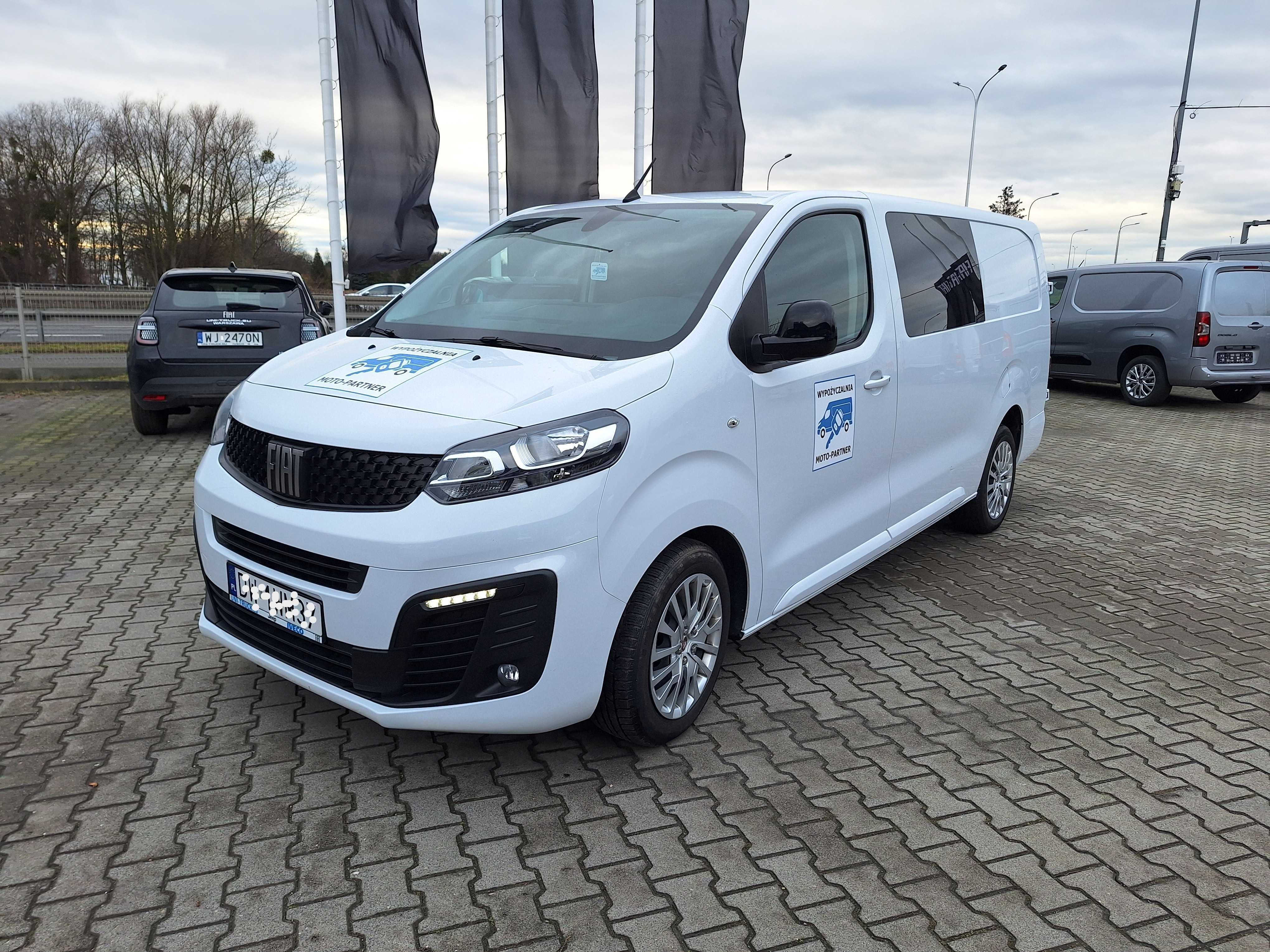 Wynajem #Fiat #Scudo #BRYGADÓWKA #furgon 5-os Easy Maxi 2.0MJ L2H1