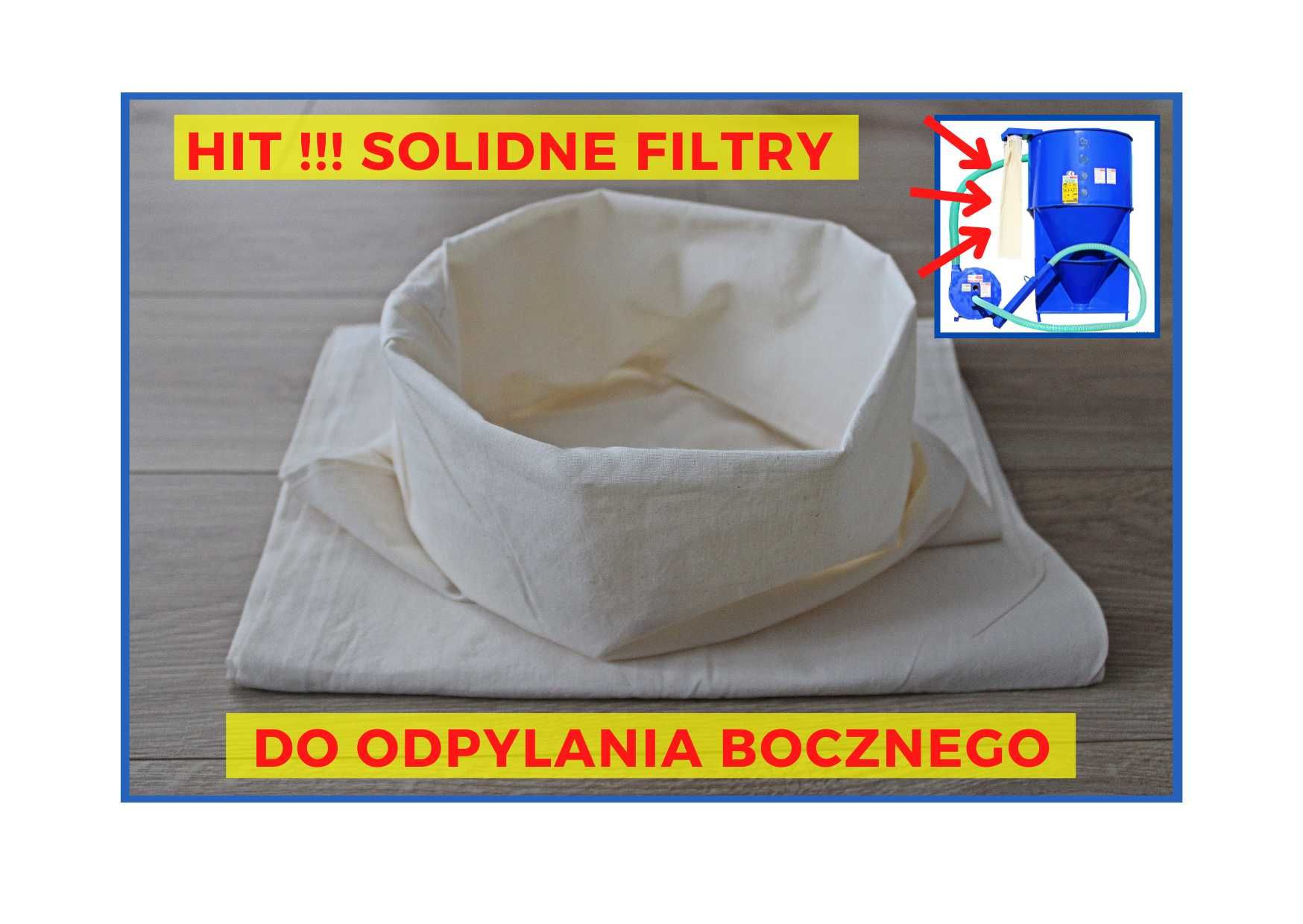 Worek odpylający 25x200 cm Filtry Worki do mieszalnika pasz Odpylacze