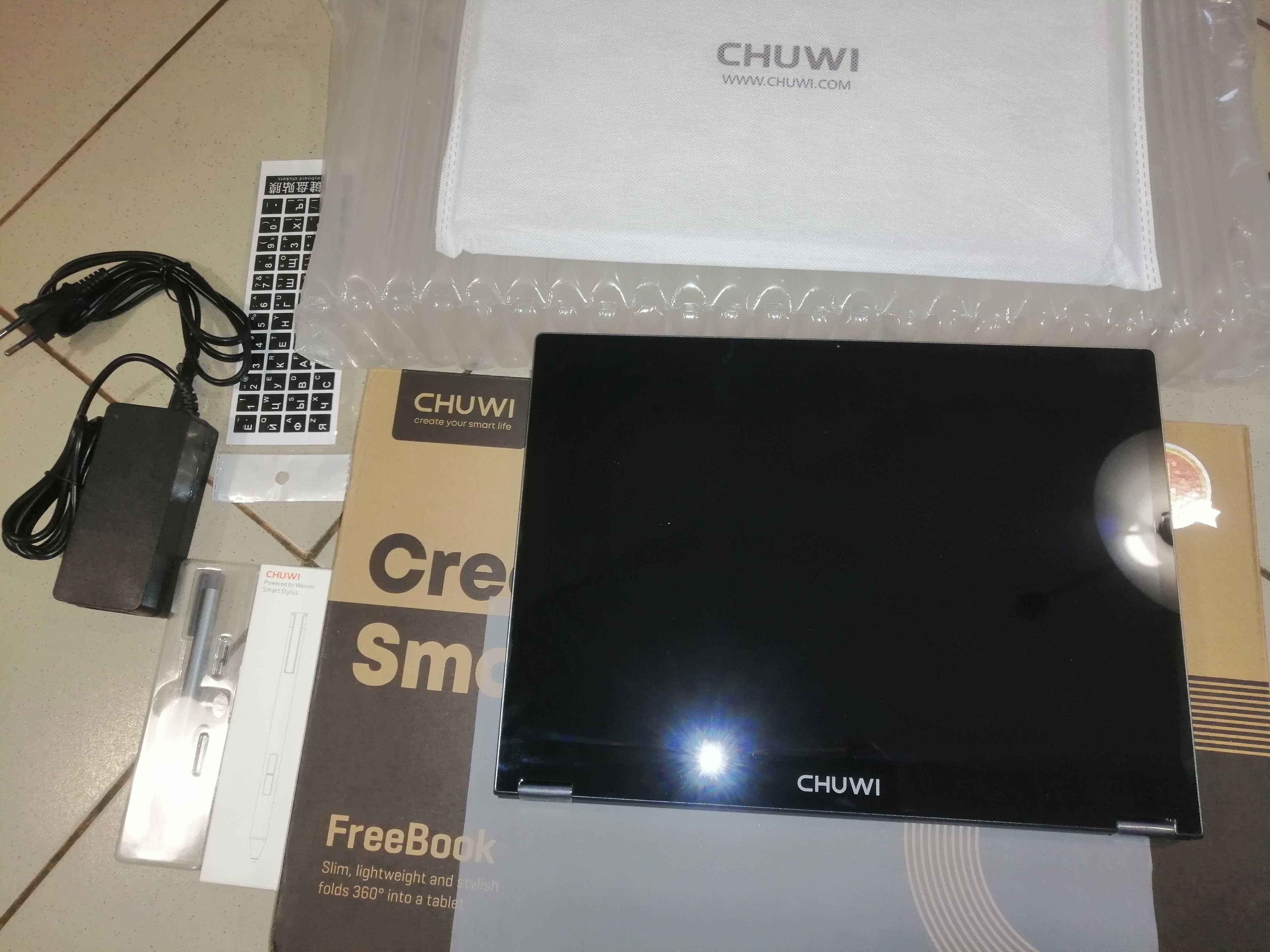Новий сенсорний ноутбук Chuwi Freebook i3-1215U/ 12/512 Gb, YOGA