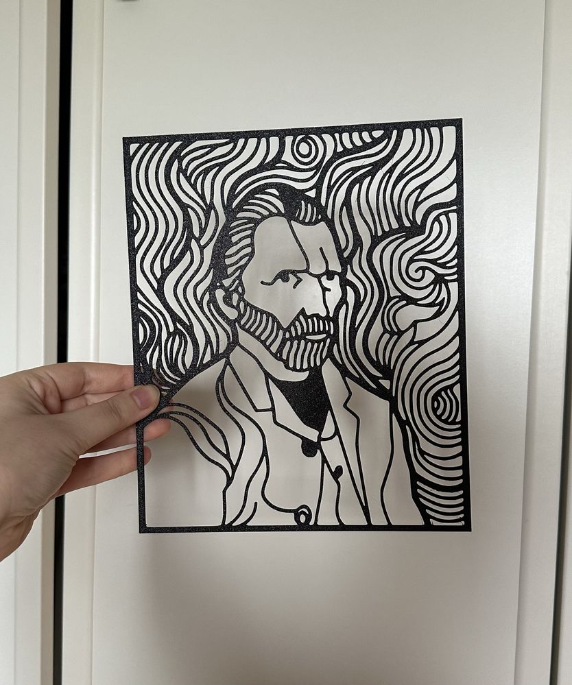 Wydruk 3D obraz Vincent Van Gogh