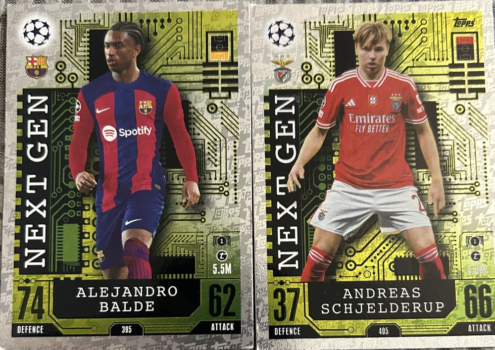 Cartas de coleção Match Attax Raras