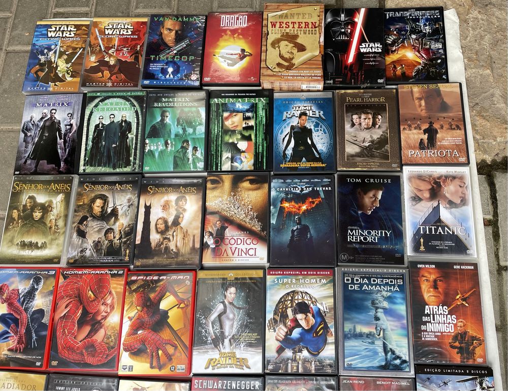 Vendo lote de DVD’S e Séries