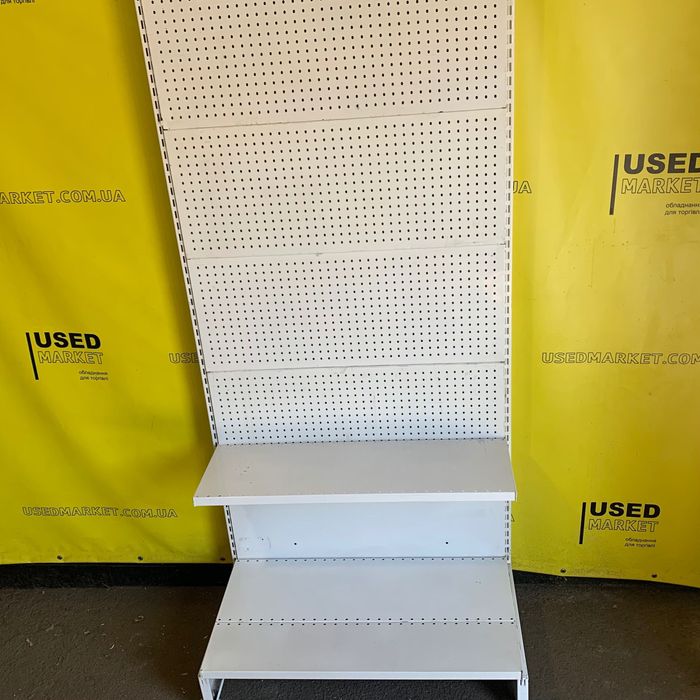 Стелажі перфоровані бу торгові під гачки WIKO в магазин, з перфопанель