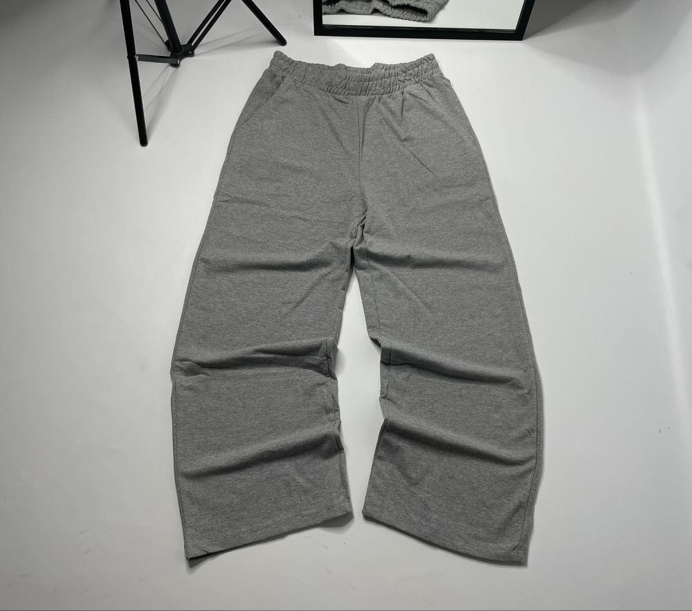 Широкі сірі спортивки Baggy Sweatpants штани широкие серые беггі