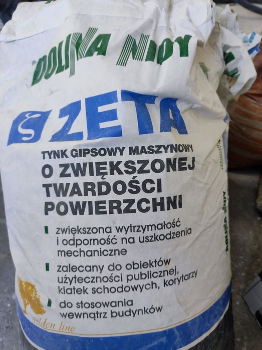 Tynk maszynowy Dolina Nidy Zeta około 80kg